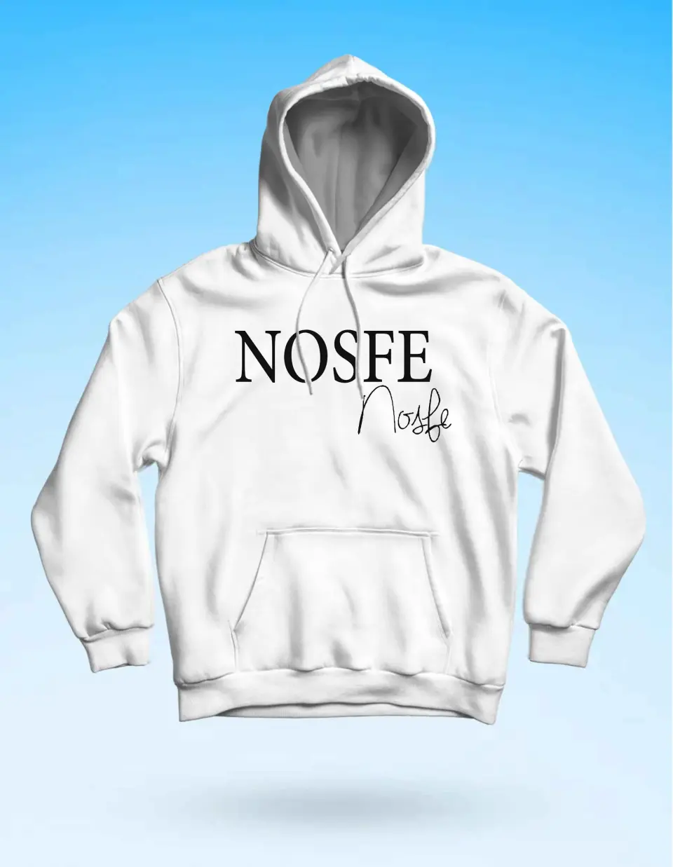 Vă pupă Unchiu’ - Premium White Hoodie STOC