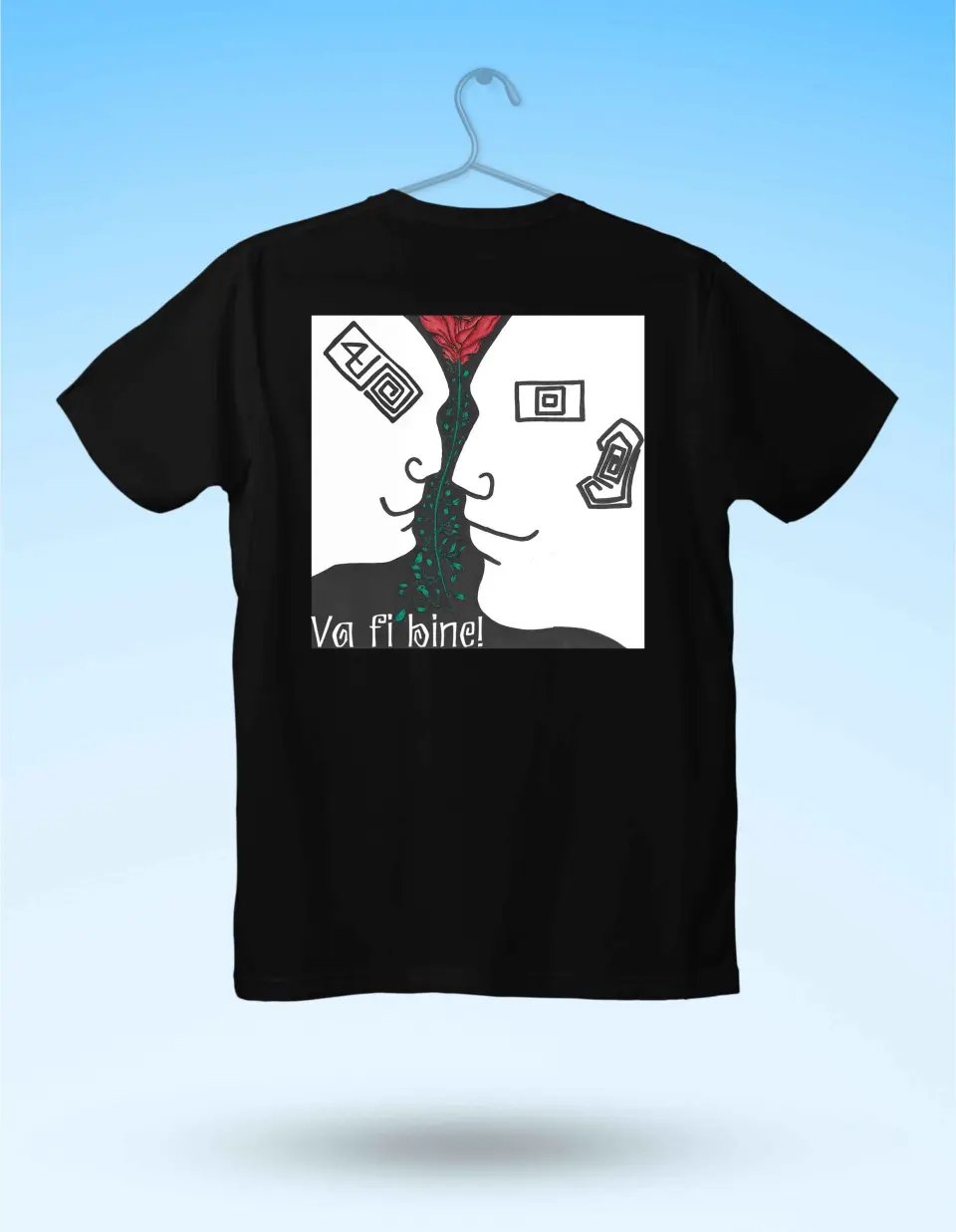 Nosfe 40 - Tricou aniversar Negru Premium STOC