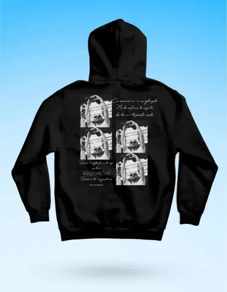 Vă pupă Unchiu’ - Premium Black Hoodie