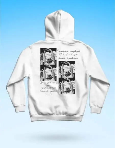 Vă pupă Unchiu’ - Premium White Hoodie